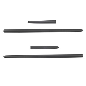 Zwarte zijlijsten voor Renault Twingo Hatchback (1993-2006) - (lengte: 1180mm; 423mm)