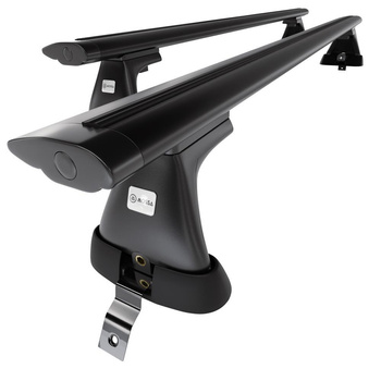 Basisrek voor het autodak voor Dacia Sandero mk II Hatchback (2013-2020) - zwart Imperiaal - zonder bevestigingsmateriaal - Aluminium