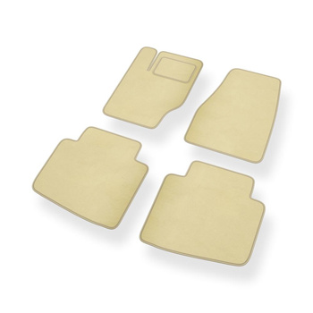 Velours automatten voor Jeep Grand Cherokee III SUV (2004-2010) - beige