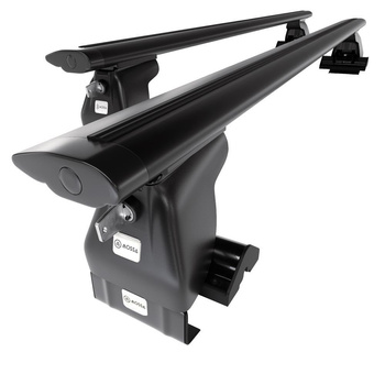 Basisrek voor het autodak voor Kia Spectra Sedan (2001-2003) - zwart Imperiaal - zonder bevestigingsmateriaal - Aluminium