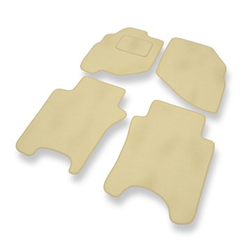 Velours automatten voor Honda City IV Sedan (2002-2008) - beige