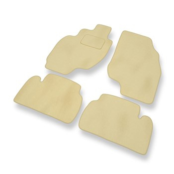 Velours automatten voor Hyundai Coupe II Coupé (1999-2002) - beige
