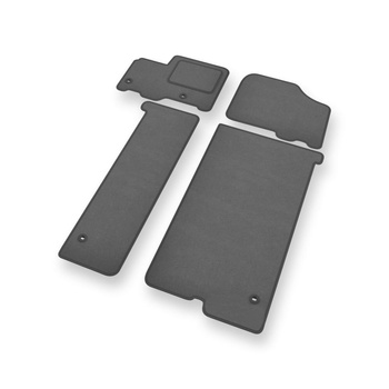 Velours automatten voor Toyota Sienna Bestelwagen (2010-2017) 7 zitplaatsen - grijs