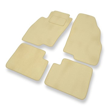 Velours automatten voor Fiat Grande Punto Hatchback, Bestelwagen (2005-2012) - beige