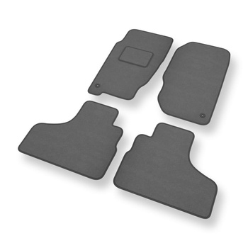 Velours automatten voor Jeep Cherokee III SUV (2001-2007) - grijs