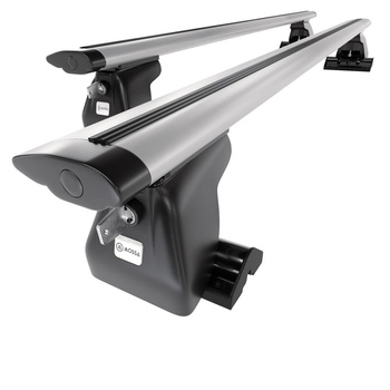 Basisrek voor het autodak voor Citroen Xantia Stationwagen (1996-2001) - zilver Imperiaal - T-profiel - Aluminium