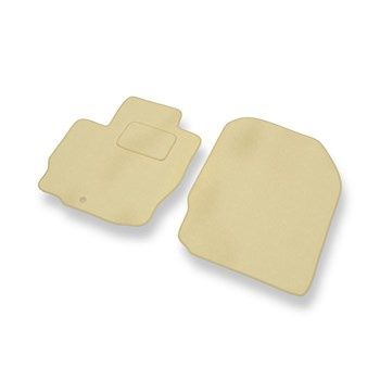 Velours automatten voor Mitsubishi Colt VII Hatchback (2008-2012) - beige