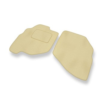 Velours automatten voor Honda City IV Sedan (2002-2008) - beige