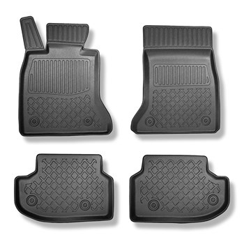 TPE automatten voor BMW 5 F11 Touring (2013-04.2017) - zonder X-drive; spoorbreedte voorstoelen (achter) 365 mm