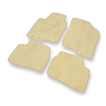 Velours automatten voor Kia Ceed I Hatchback, Stationwagen (2006-2012) - beige