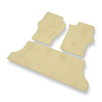 Velours automatten voor Mitsubishi L400 (1994-2007) - beige