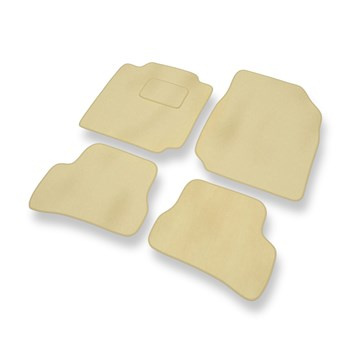 Velours automatten voor Nissan Micra III Hatchback, Cabriolet (2002-2010) - beige