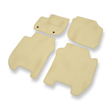 Velours automatten voor Honda Jazz IV Hatchback (2015-2020) - beige