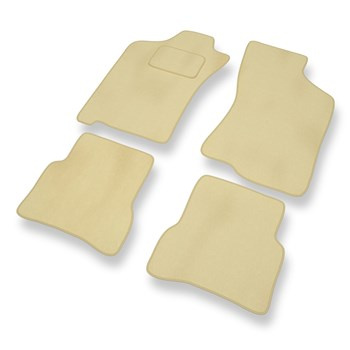 Velours automatten voor Fiat Albea (2002-2010) - beige