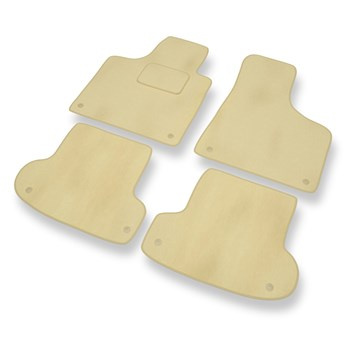 Velours automatten voor Audi A3 II 8P (2003-2012) - beige