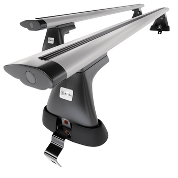 Basisrek voor het autodak voor Renault Megane mk III Hatchback (2008-2016) - zilver Imperiaal - zonder bevestigingsmateriaal - Aluminium