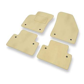 Velours automatten voor Volvo C70 II Cabriolet (2006-2014) - beige