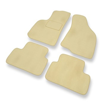 Velours automatten voor Daewoo Lanos Hatchback, Sedan (1997-2008) - beige