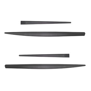 Zwarte zijlijsten voor Seat Ibiza IV Hatchback (5 deuren) - (2008-2017)