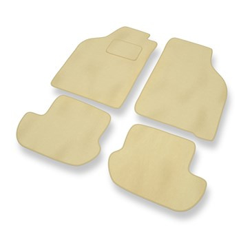 Velours automatten voor Ford KA I Hatchback (1996-2008) - beige