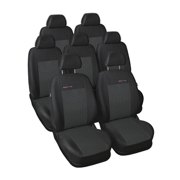 Op maat gemaakte hoezen voor Ford Galaxy I, II MPV (1995-2010) 7 stoelen - pasvorm autostoelhoezen - autostoelbeschermer set - E1