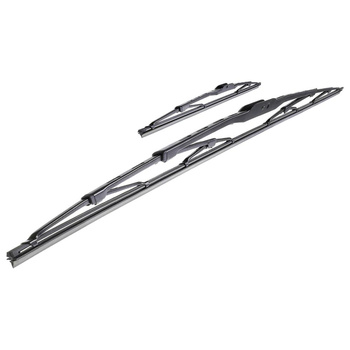 Auto ruitenwissers op de voorruit voor Mazda 2 II Hatchback, Sedan (06.2007-02.2014) - standaard bladen