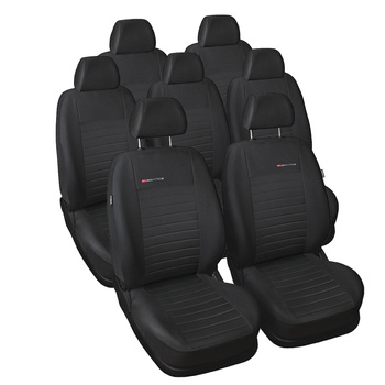 Op maat gemaakte hoezen voor Ford Galaxy I, II MPV (1995-2010) 7 stoelen - pasvorm autostoelhoezen - autostoelbeschermer set - E4