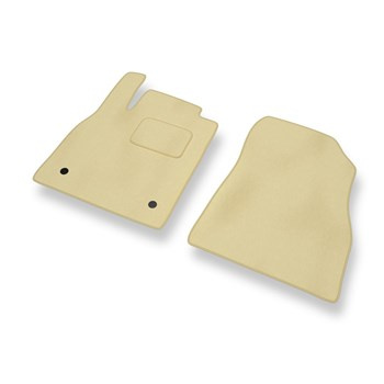 Velours automatten voor Nissan Micra V Hatchback (2017-2023) - beige