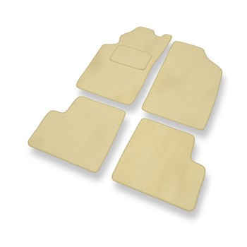 Velours automatten voor Toyota Avensis I Stationwagen, Liftback, Sedan (1997-2003) - beige