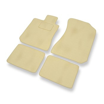 Velours automatten voor Honda Legend IV (2004-2012) - beige