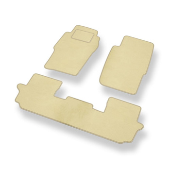 Velours automatten voor Nissan Patrol GR SUV (1998-2010) 3 deuren - beige