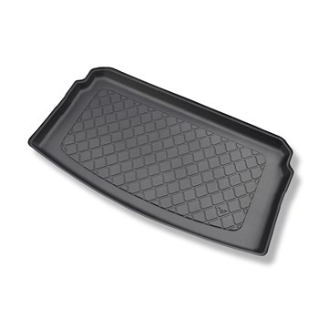 Kofferbakmat op maat voor: Volkswagen Polo VI 2G AW Hatchback (10.2017-....) - onderste bagageruimte; schuifvloer in de laagste stand