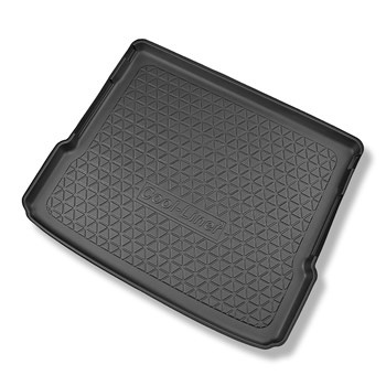 Kofferbakmat op maat voor: Mercedes-Benz EQB X243 SUV (12.2021-....) - 5 zitplaatsen; bovenste bagageruimte; de schuifvloer in de hoogste stand; 7 zitplaatsen- derde zitrij verlaagd