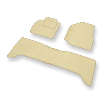 Velours automatten voor Toyota Land Cruiser J70 SUV (1984-....) - beige