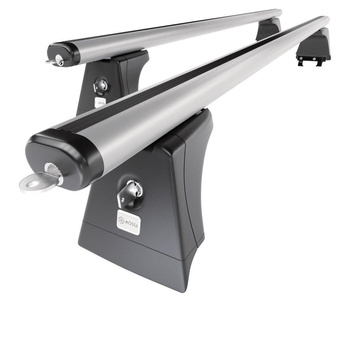 Basisrek voor het autodak voor Opel Meriva A MPV (2003-2009) - zilver Imperiaal - bevestigingspunten - Aluminium