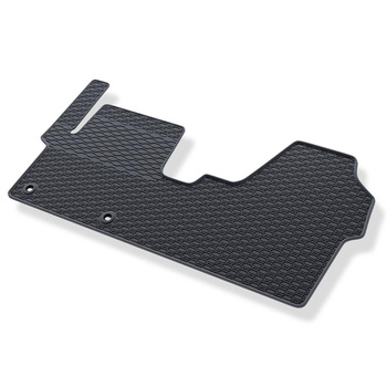 Rubberen matten voor de Toyota Proace II Bestelwagen (2017-....) - zwart - 1 stuk