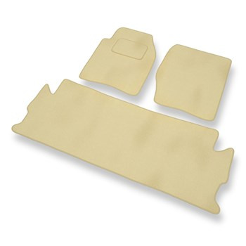 Velours automatten voor Land Rover Discovery II (1998-2004) - beige