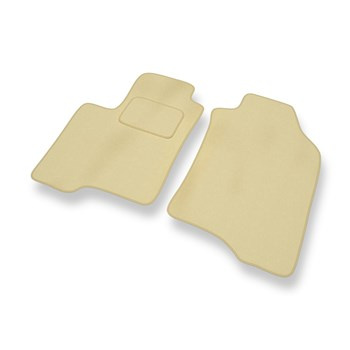 Velours automatten voor Fiat Panda III Hatchback, Bestelwagen (2012-....) - beige