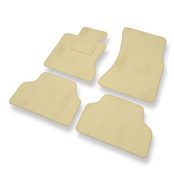 Velours automatten voor BMW 5 M5 IV E60 Limousine (2005-2010) - beige