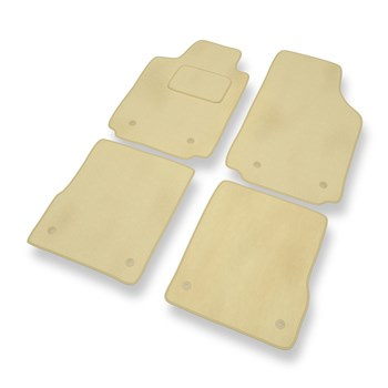 Velours automatten voor Audi A2 I 8Z Hatchback (1999-2005) - beige