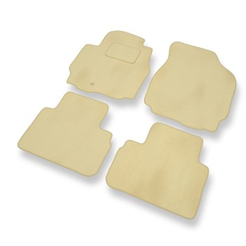 Velours automatten voor Mazda Tribute II (2003-2007) - beige