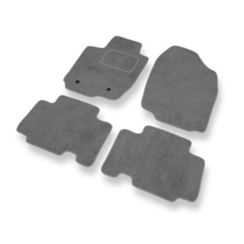 Velours automatten voor Toyota RAV4 III SUV (2005-2012) - grijs