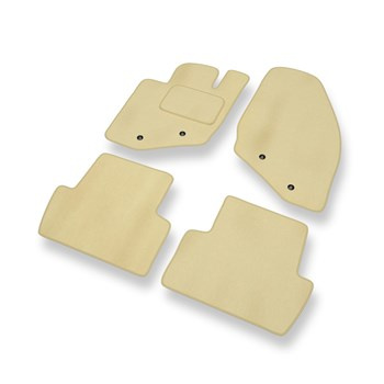 Velours automatten voor Volvo S80 I Sedan (1998-2006) - beige