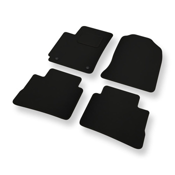 Vilten automatten voor Hyundai Kona Crossover (2017-2023) - zwart