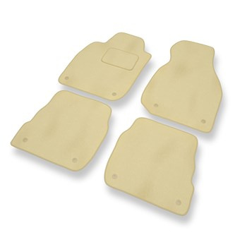 Velours automatten voor Audi A6 II C5 Avant, Limousine (1997-2004) - beige