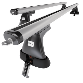 Basisrek voor het autodak voor Alfa Romeo 166 Sedan (2004-2007) - zilver Imperiaal - zonder bevestigingsmateriaal - Aluminium