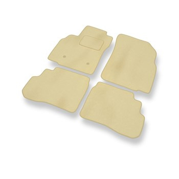 Velours automatten voor Opel Karl Hatchback (2015-2019) - beige
