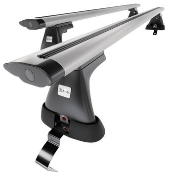 Basisrek voor het autodak voor Fiat Grande Punto Hatchback (2005-2010) - zilver Imperiaal - zonder bevestigingsmateriaal - Aluminium