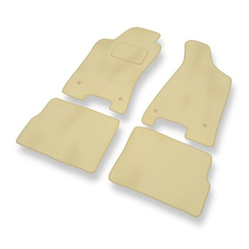 Velours automatten voor Audi 80 IV B4 Avant, Coupé, Cabriolet, Limousine (1991-1996) - beige