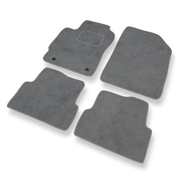 Velours automatten voor Chevrolet Kalos II T300 Sedan (2011-2020) - grijs